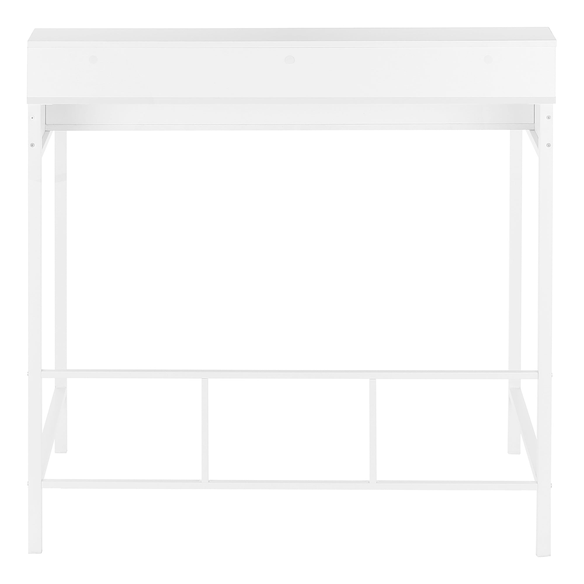 COMPUTER DESK - 48""L / WHITE / WHITE STANDING HEIGHT