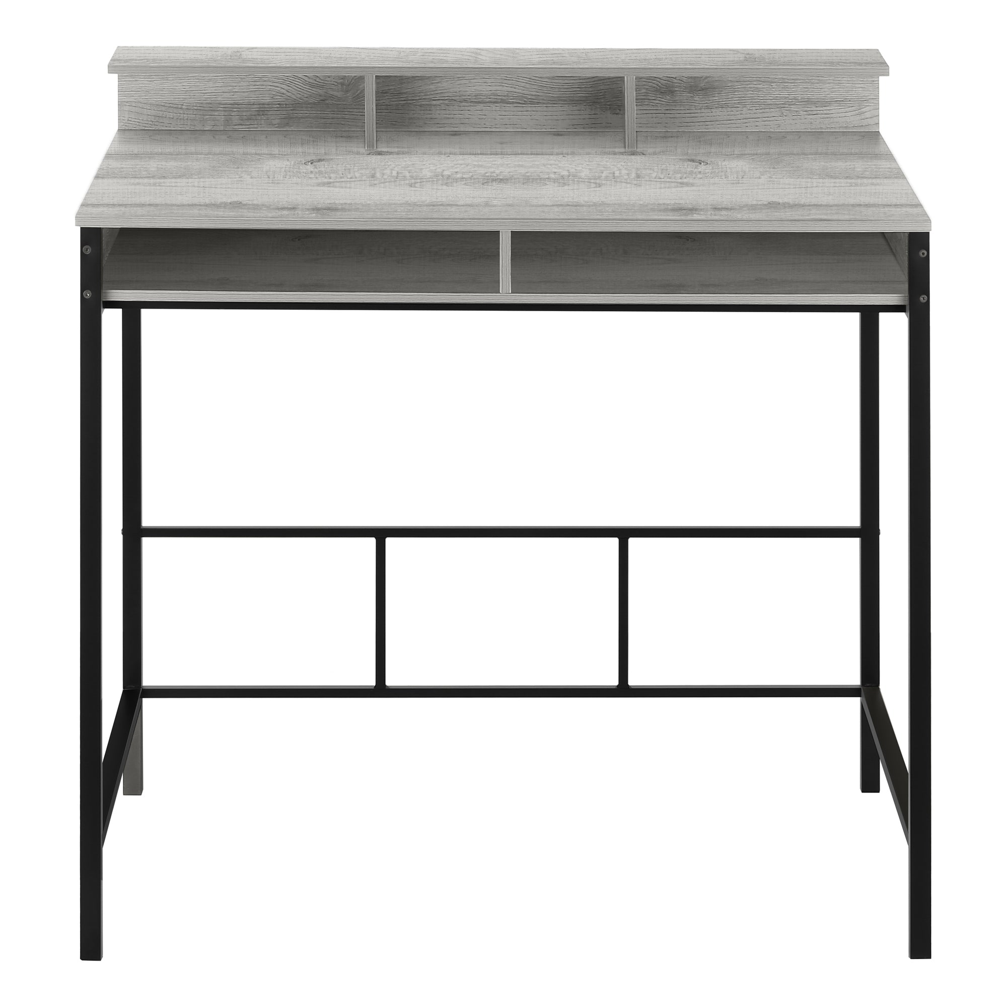 COMPUTER DESK - 48""L / GREY / BLACK STANDING HEIGHT