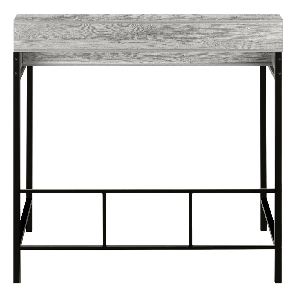 COMPUTER DESK - 48""L / GREY / BLACK STANDING HEIGHT