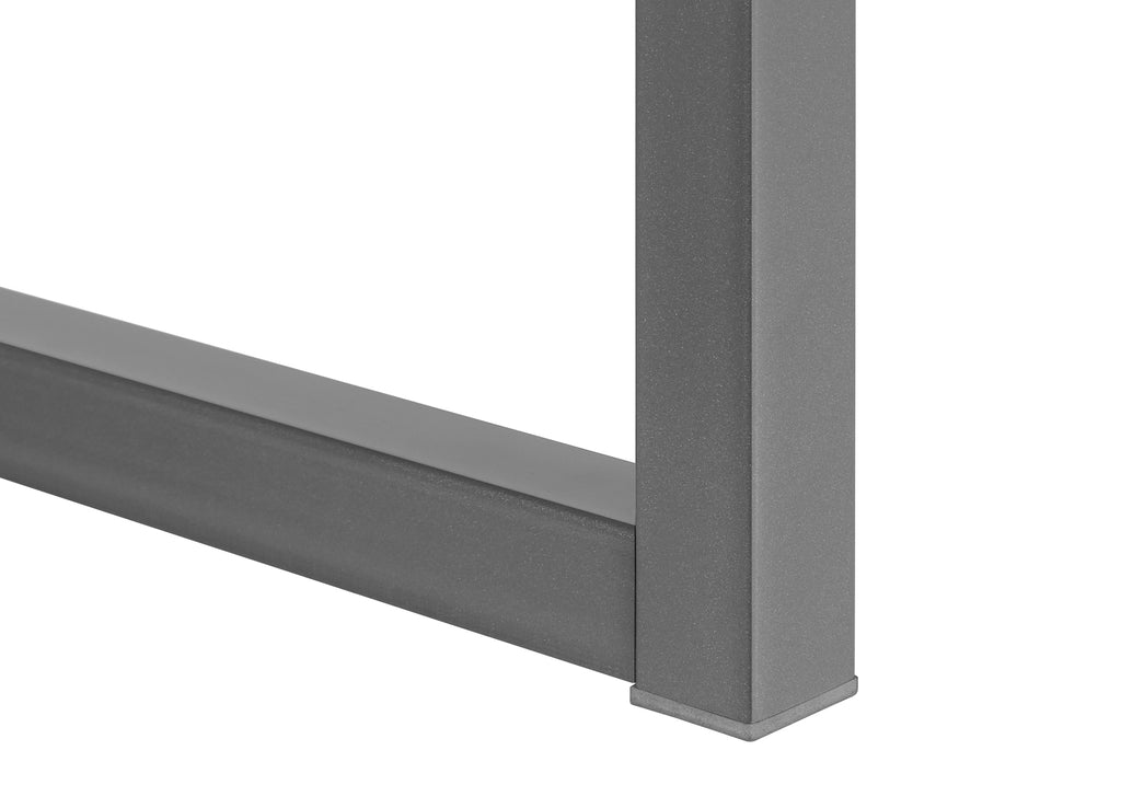 OFFICE HUTCH - 72""L WHITE / SILVER COMMERCIAL GRADE