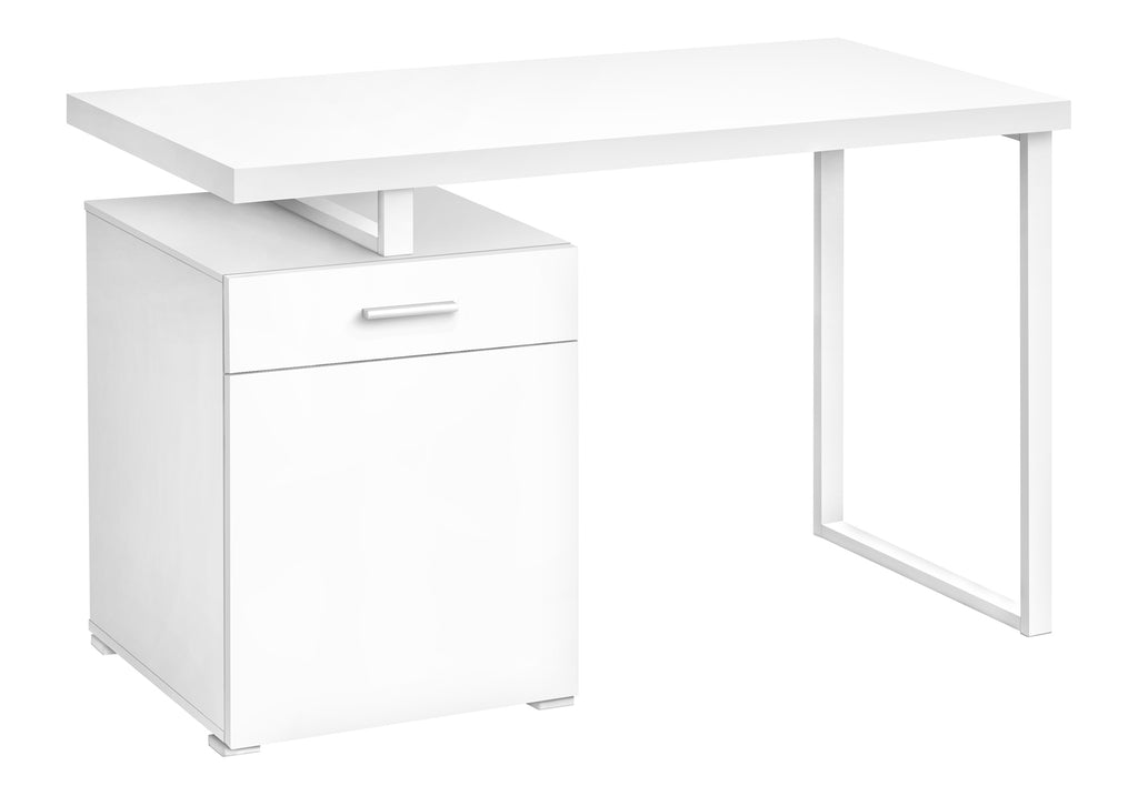 COMPUTER DESK - 48""L / WHITE LEFT OR RIGHT FACING
