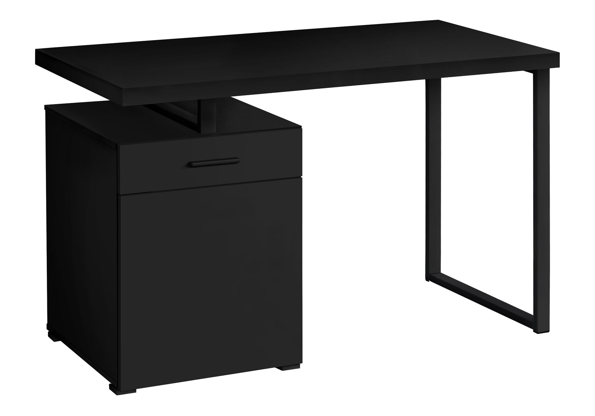 COMPUTER DESK - 48""L / BLACK LEFT OR RIGHT FACING