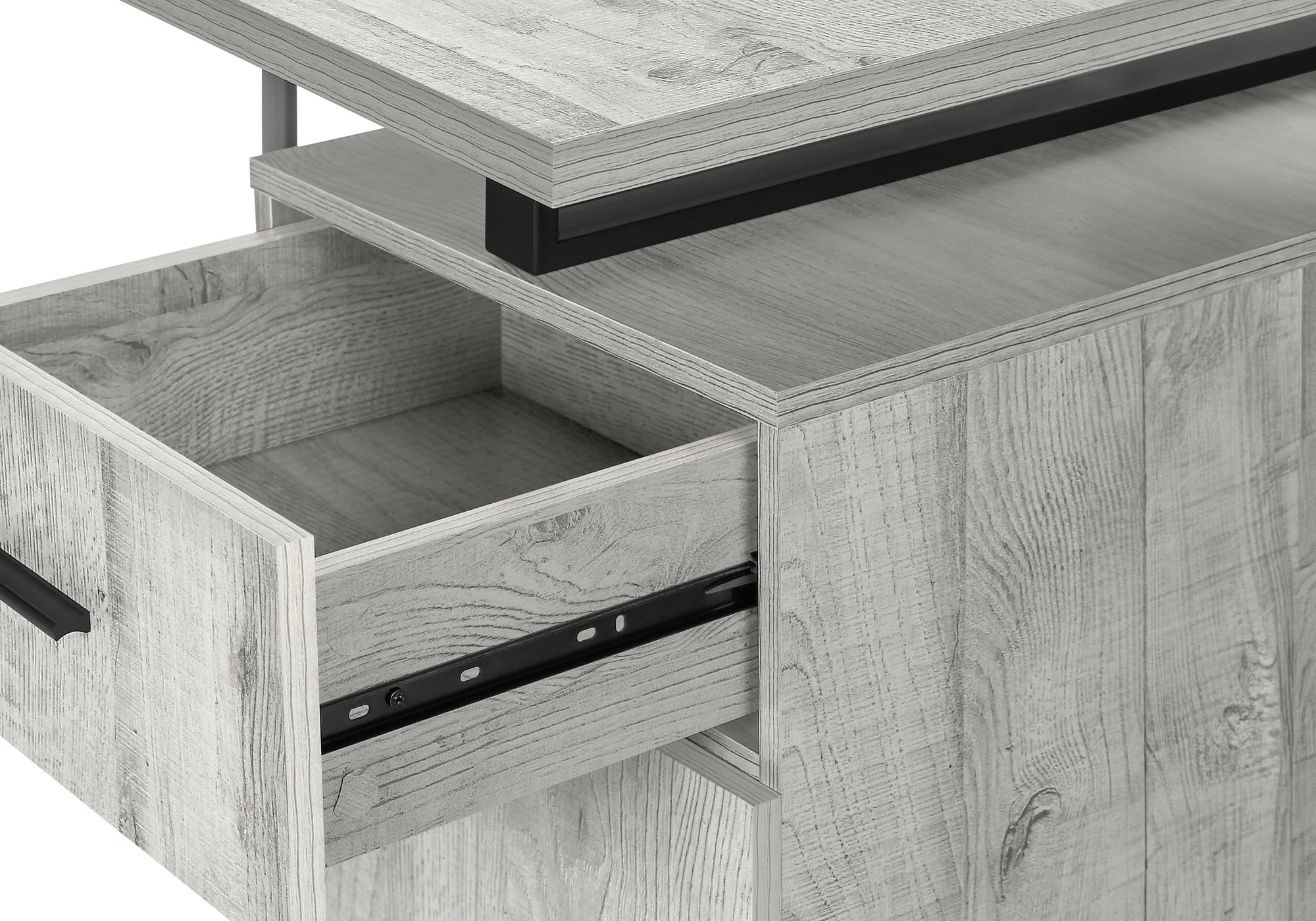 COMPUTER DESK - 48""L / GREY LEFT OR RIGHT FACING