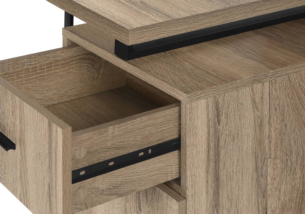 COMPUTER DESK - 48""L / DARK TAUPE LEFT OR RIGHT FACING