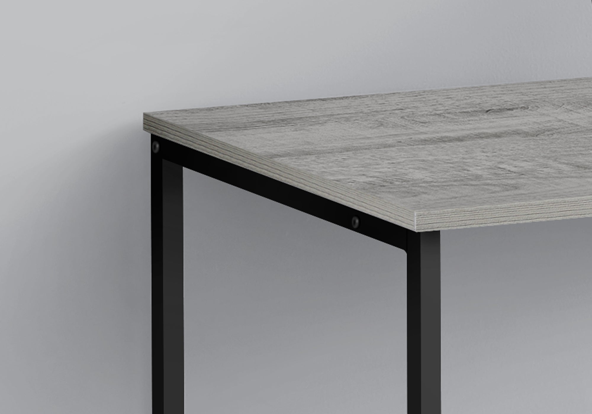 COMPUTER DESK - 40""L / GREY / BLACK METAL