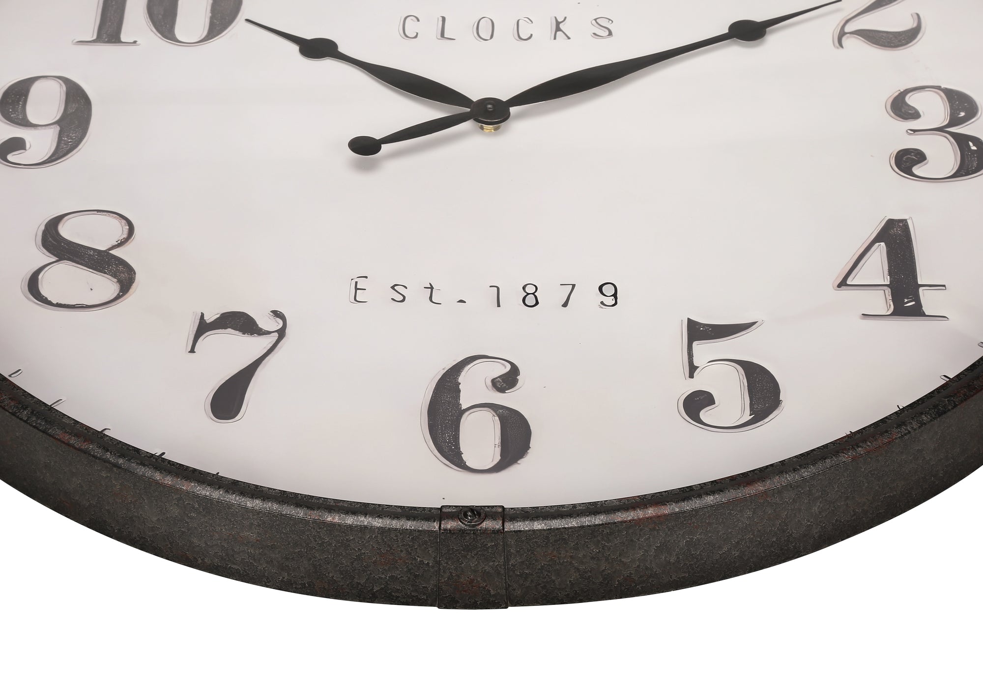 CLOCKS - 30""DIA / WALL CLOCK / BROWN