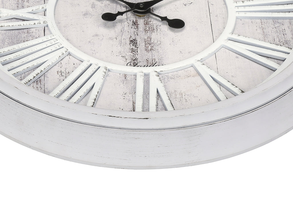 CLOCKS - 20""DIA / WALL CLOCK / GREY