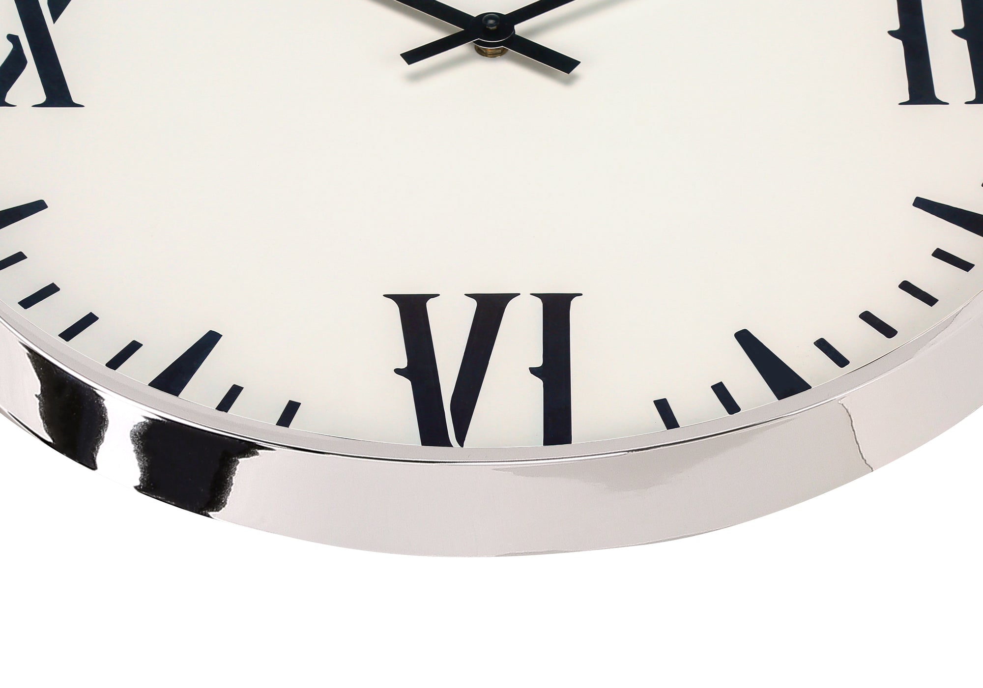 CLOCKS - 20""DIA / WALL CLOCK / WHITE