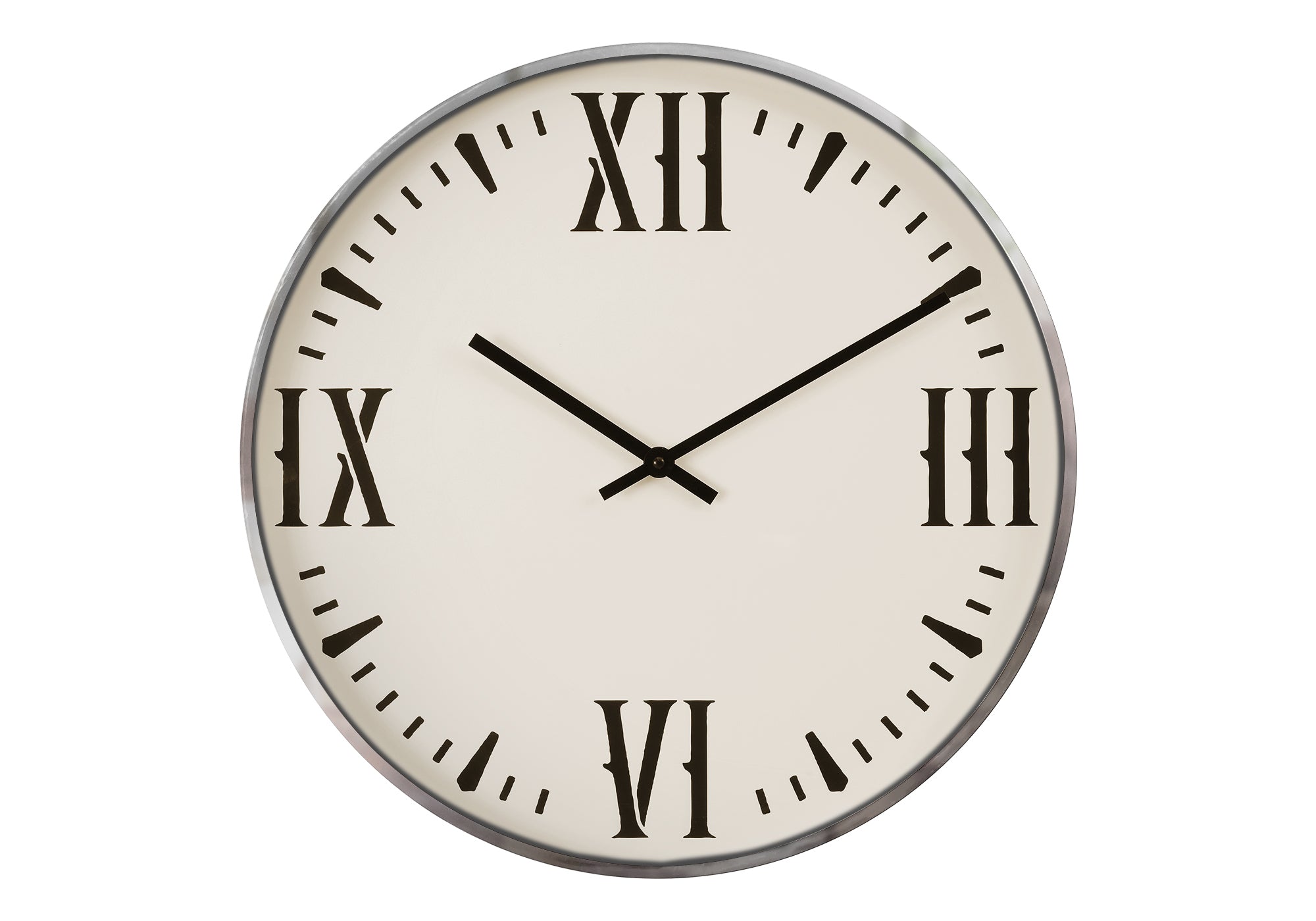 CLOCKS - 20""DIA / WALL CLOCK / WHITE