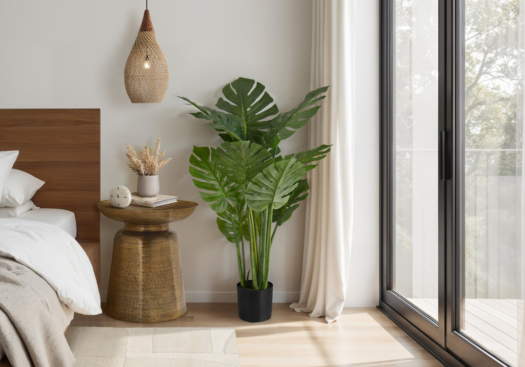 ARTIFICIAL PLANT - 45""H / INDOOR MONSTERA IN A 6"" POT