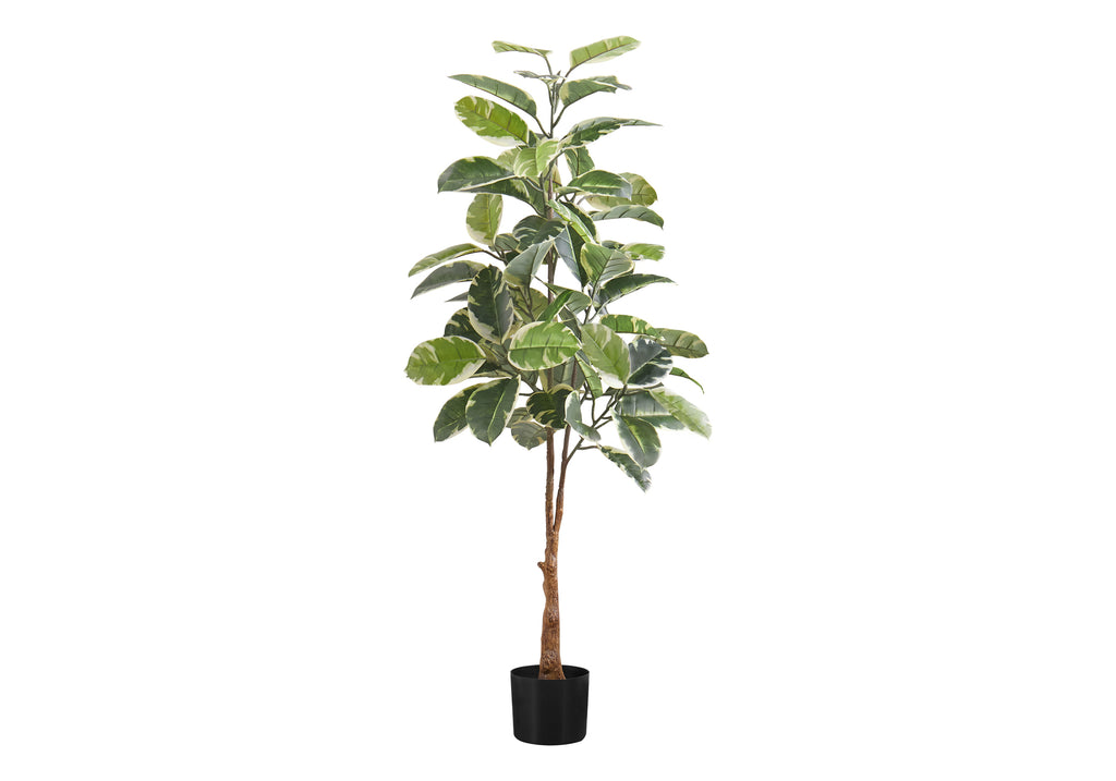 ARTIFICIAL PLANT - 52""H / INDOOR RUBBER TREE IN A 5"" POT