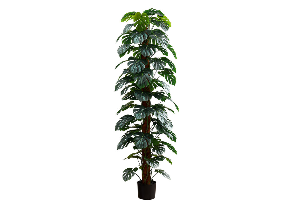 ARTIFICIAL PLANT - 83""H / INDOOR MONSTERA TREE / 8"" POT