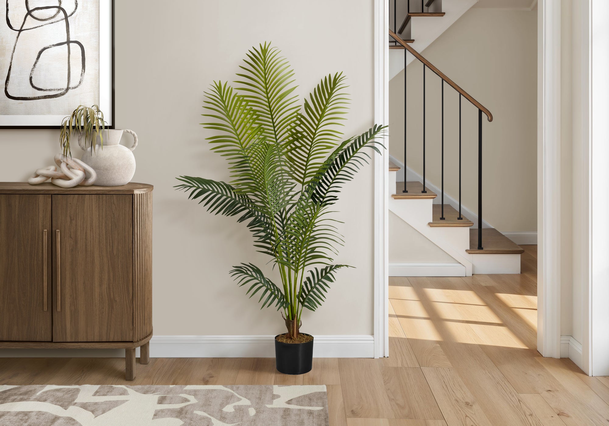 ARTIFICIAL PLANT - 57""H / INDOOR PALM TREE IN A 5"" POT