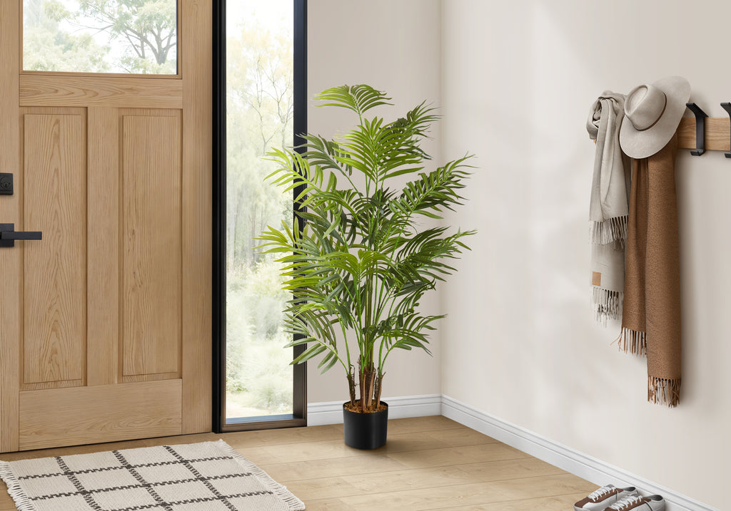 ARTIFICIAL PLANT - 47""H / INDOOR ARECA PALM TREE/ 5"" POT
