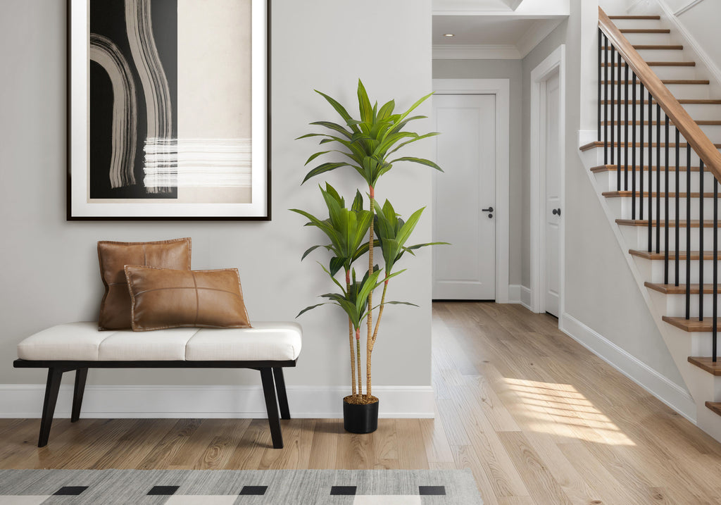 ARTIFICIAL PLANT - 51""H / INDOOR DRACAENA IN A 5"" POT