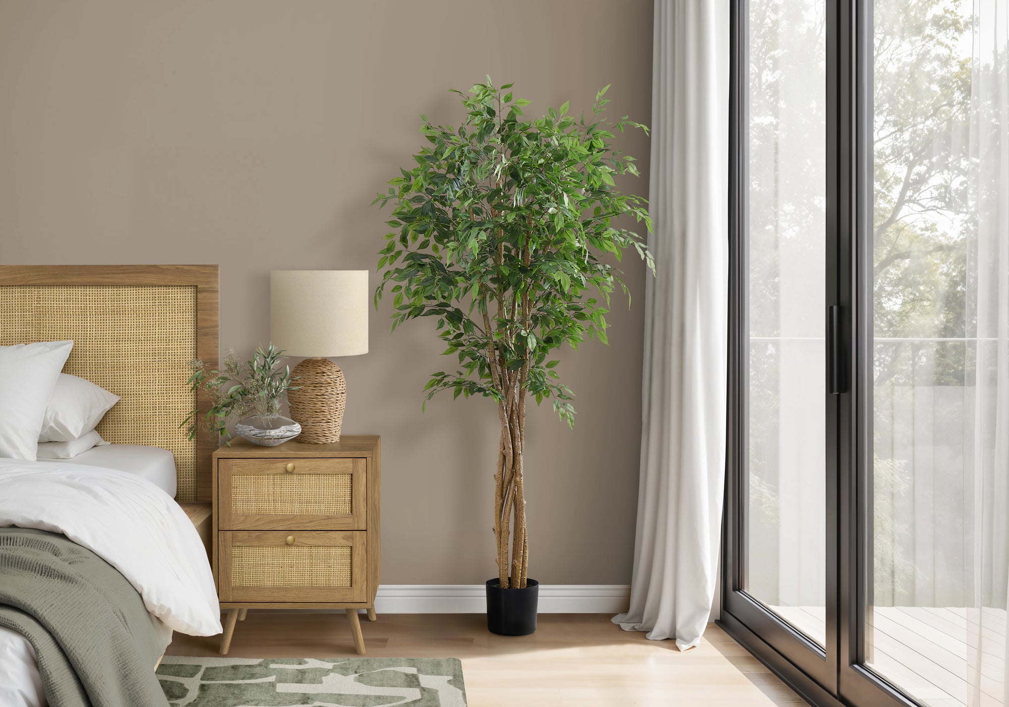 ARTIFICIAL PLANT - 79""H / INDOOR FICUS TREE IN A 8"" POT