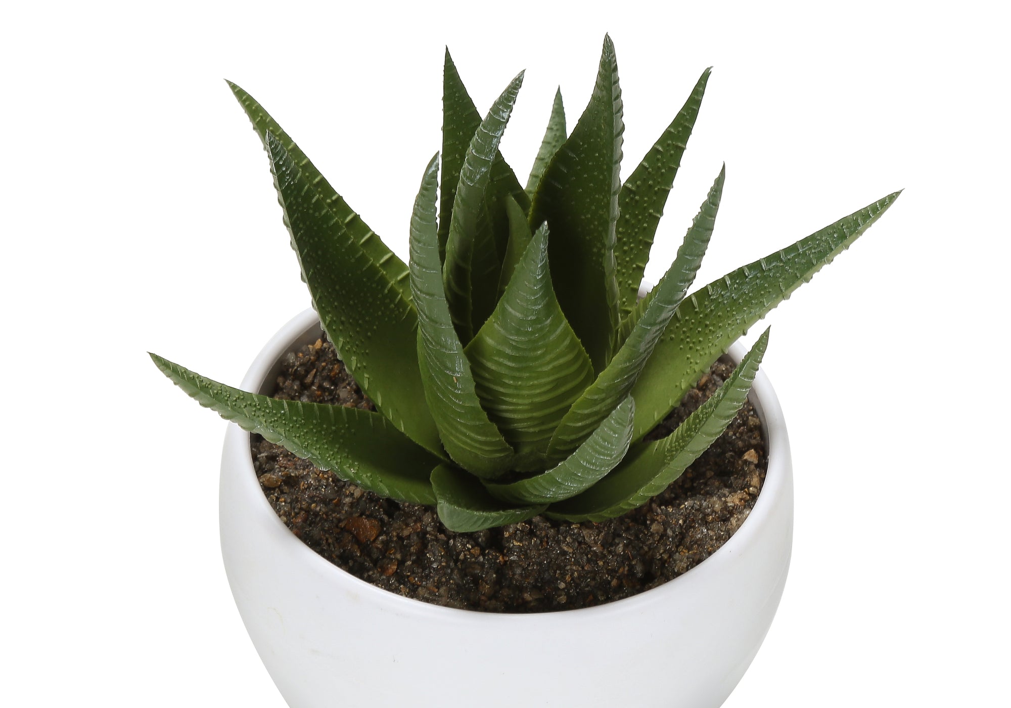ARTIFICIAL PLANT - 3PCS / 6""H SUCCULENT IN A 3"" WHITE POT