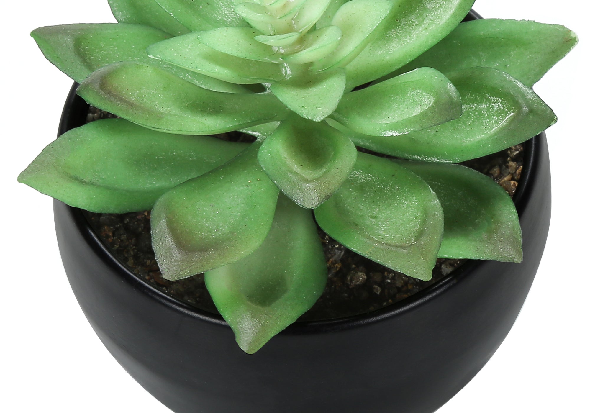 ARTIFICIAL PLANT - 3PCS / 6""H SUCCULENT IN A 3"" BLACK POT