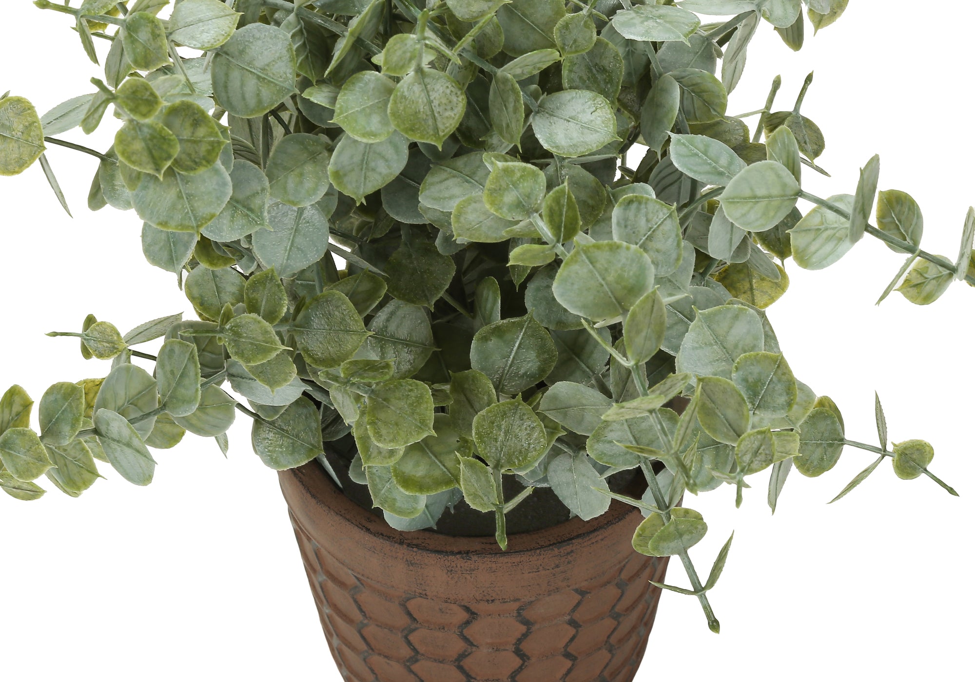 ARTIFICIAL PLANT - 2PCS / 13""H EUCALYPTUS / GRASS/ 4"" POT