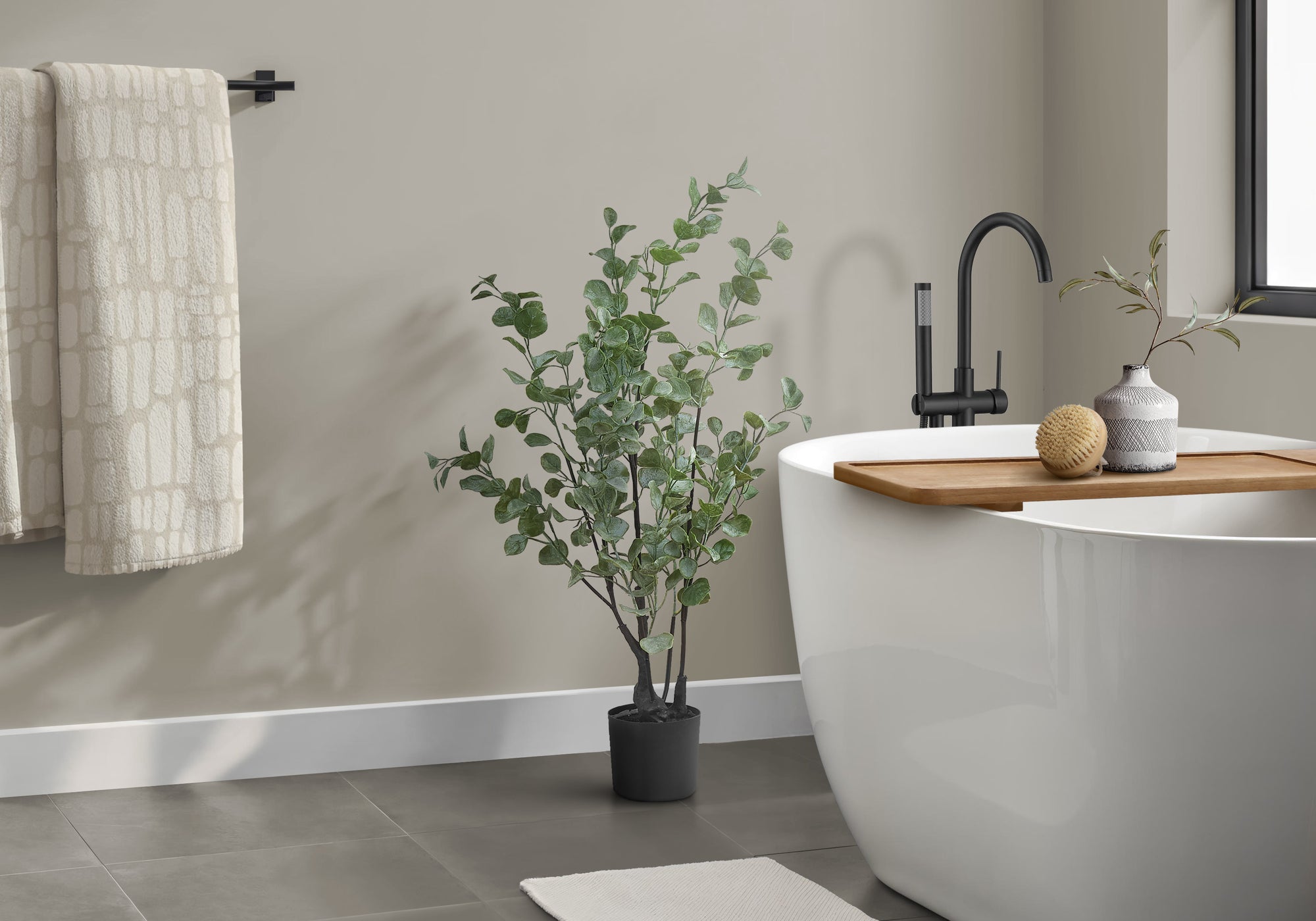 ARTIFICIAL PLANT - 35""H / INDOOR EUCALYPTUS IN A 5"" POT