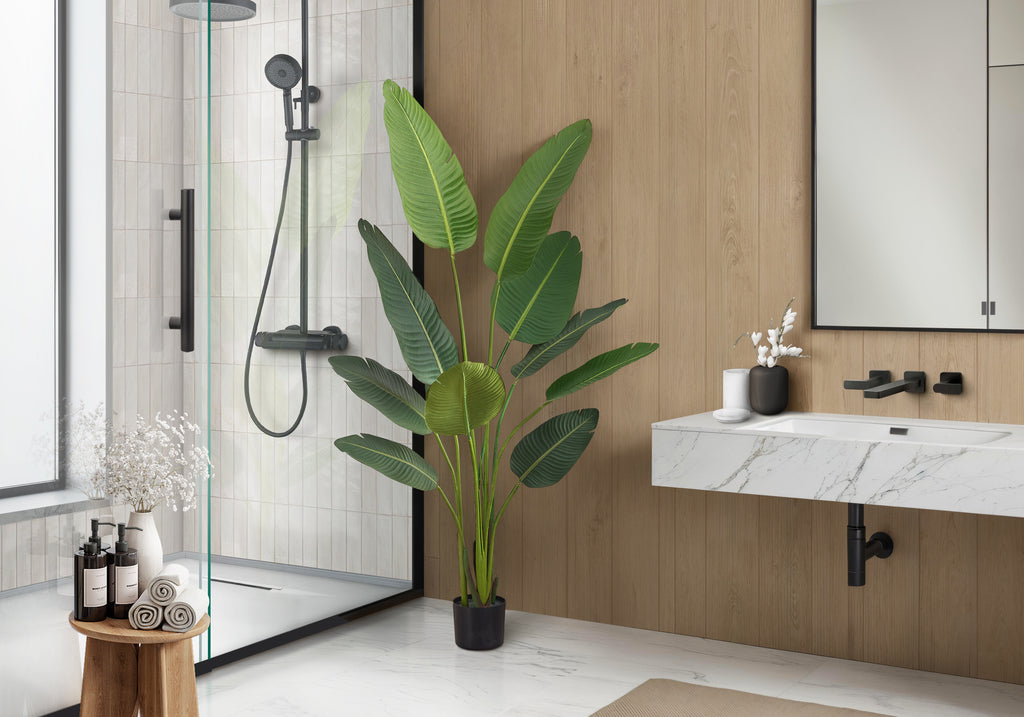 ARTIFICIAL PLANT - 60""H / INDOOR BIRD OF PARADISE 5"" POT