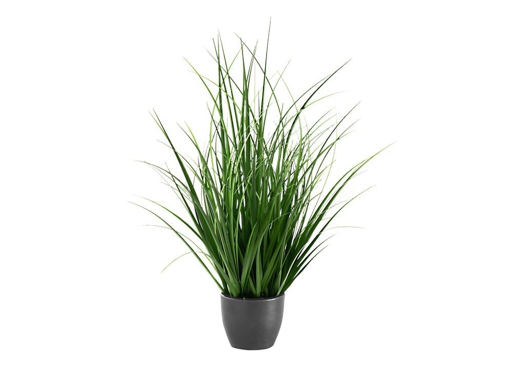 ARTIFICIAL PLANT - 23""H / INDOOR GRASS IN A 4"" BLACK POT