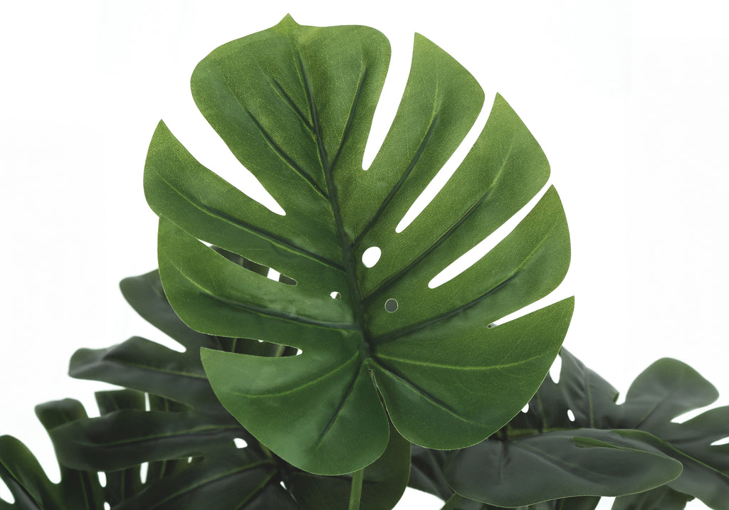 ARTIFICIAL PLANT - 24""H / INDOOR MONSTERA / 5"" BLACK POT
