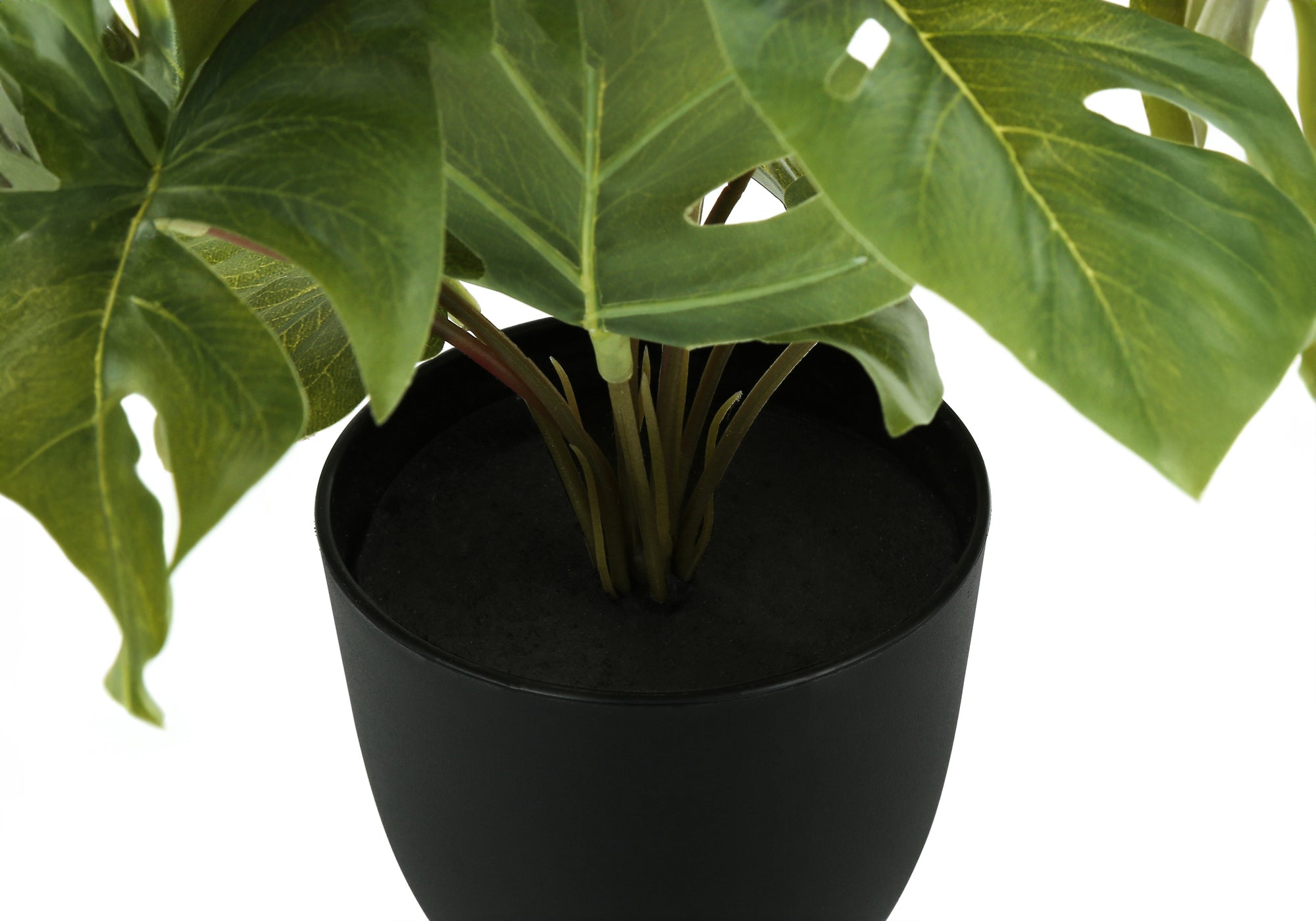 ARTIFICIAL PLANT - 2PCS / 13""H MONSTERA/CALATHEA/ 4"" POT