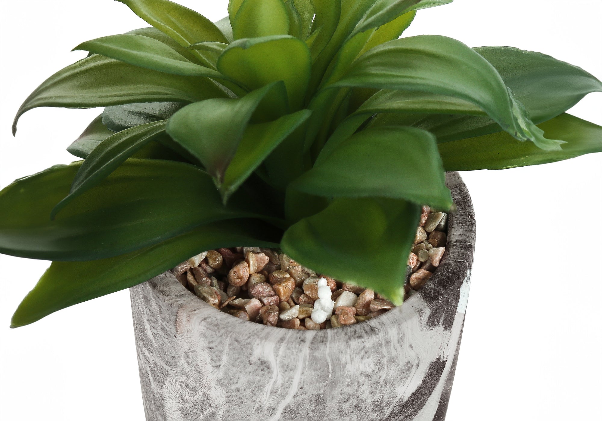 ARTIFICIAL PLANT - 2PCS / 7""H SUCCULENT IN 4"" CEMENT POT