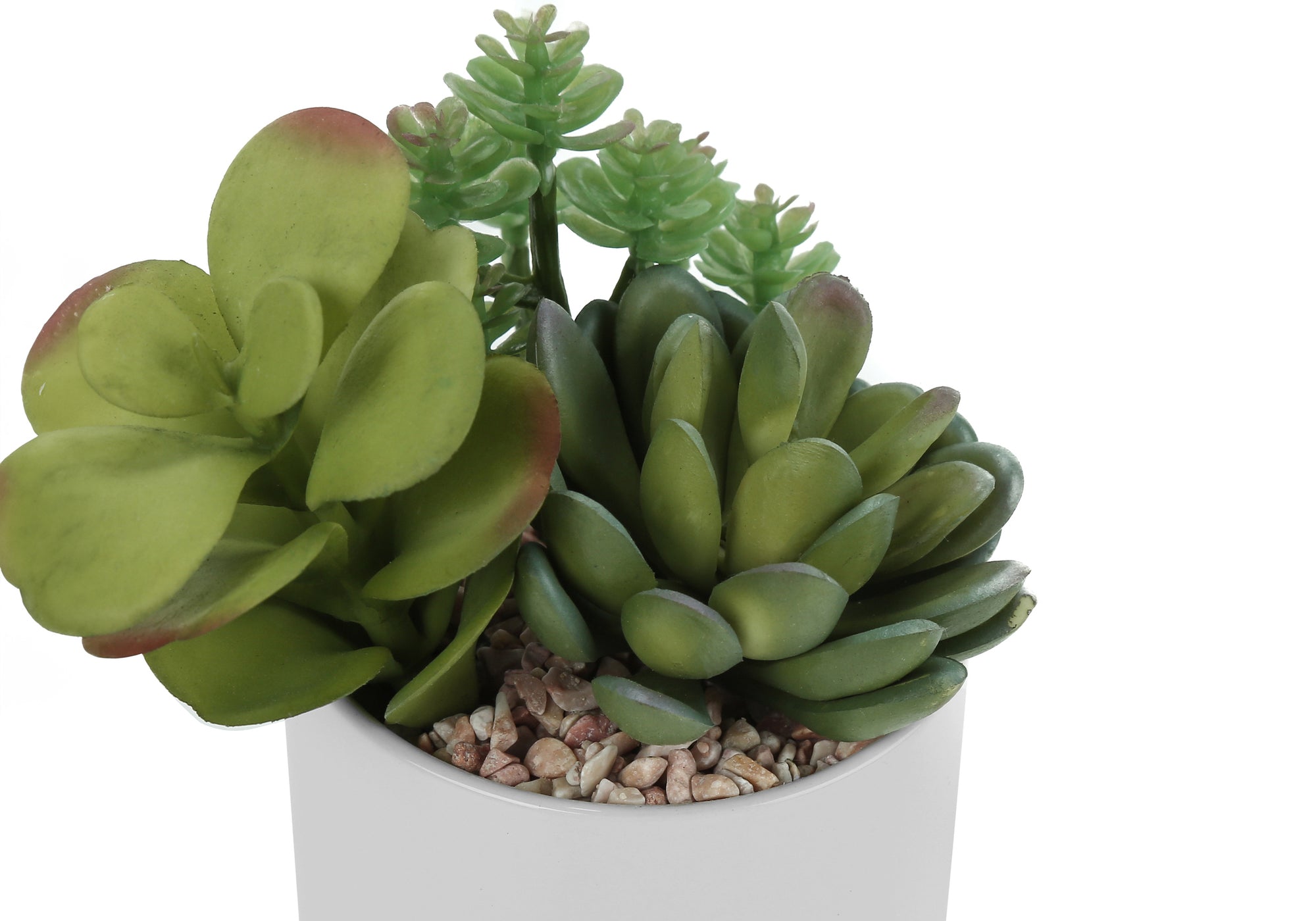 ARTIFICIAL PLANT - 2PCS / 7""H SUCCULENT IN 3"" CERAMIC POT