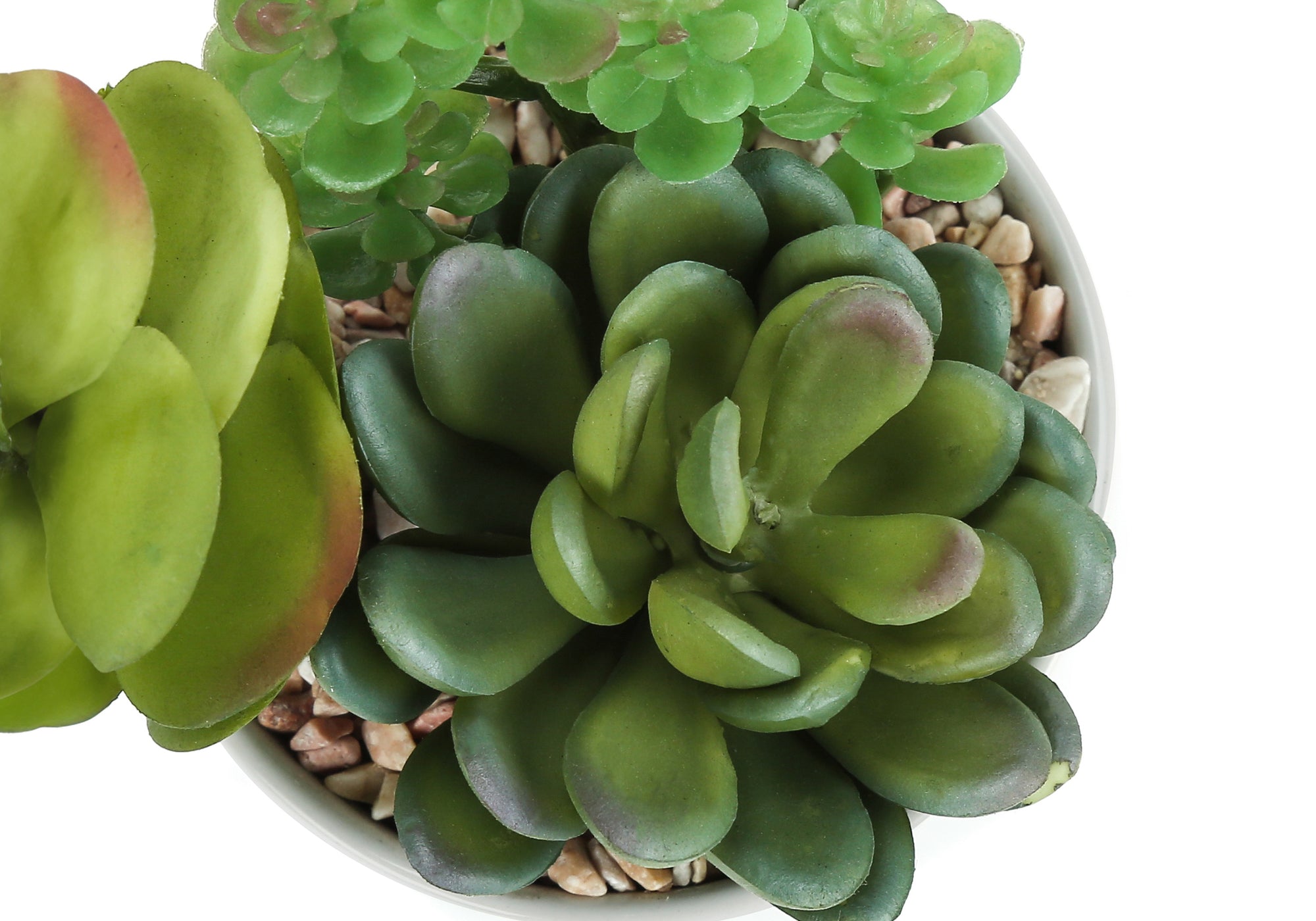 ARTIFICIAL PLANT - 2PCS / 7""H SUCCULENT IN 3"" CERAMIC POT