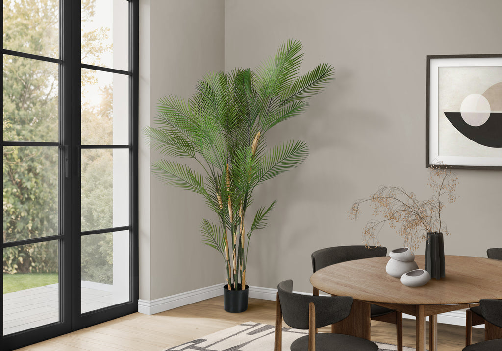 ARTIFICIAL PLANT - 83""H / INDOOR PALM TREE IN A 8"" POT