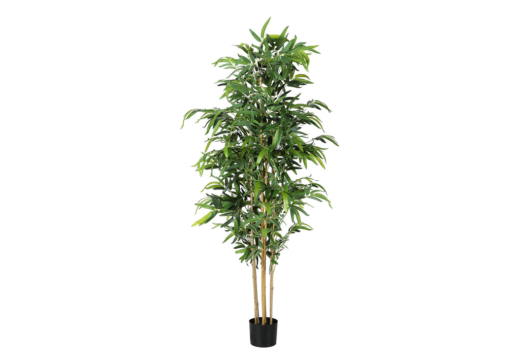 ARTIFICIAL PLANT - 83""H / INDOOR BAMBOO TREE IN A 8"" POT