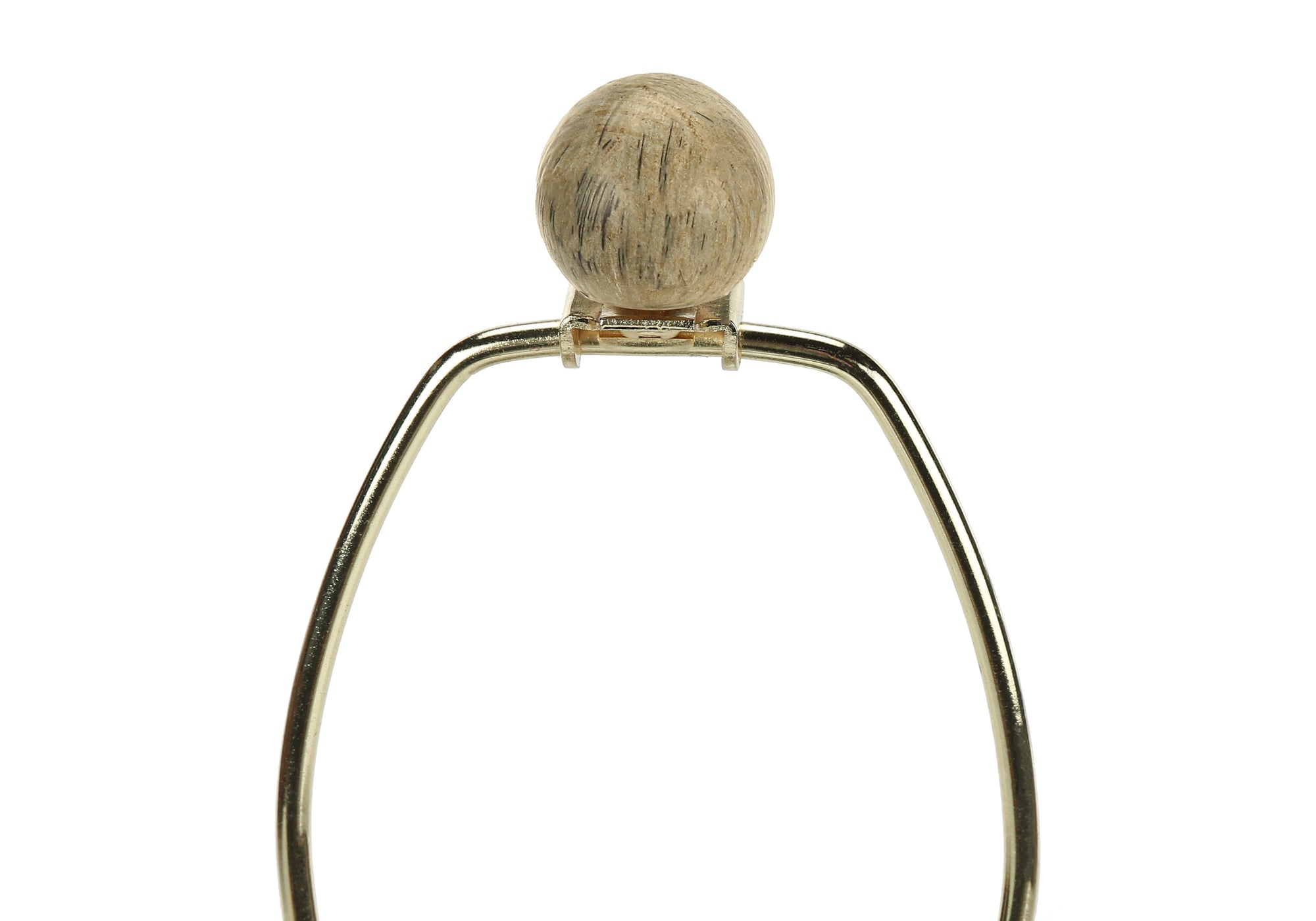 LIGHTING - 25""H TABLE LAMP BROWN RESIN / BLACK SHADE