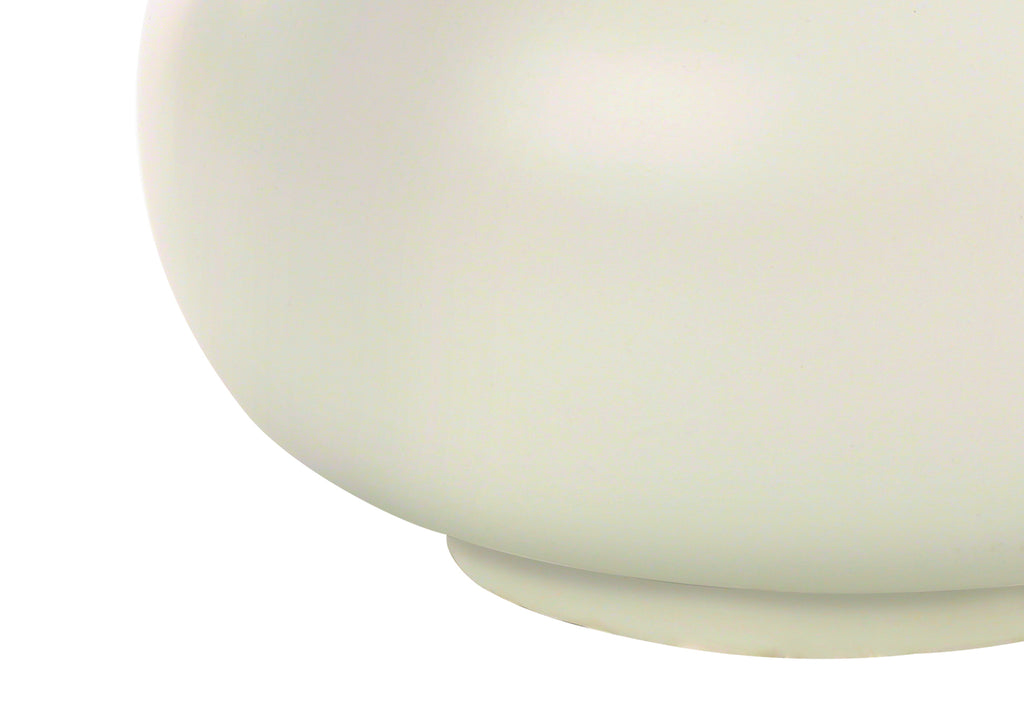 LIGHTING - 25""H TABLE LAMP CREAM CERAMIC / IVORY SHADE