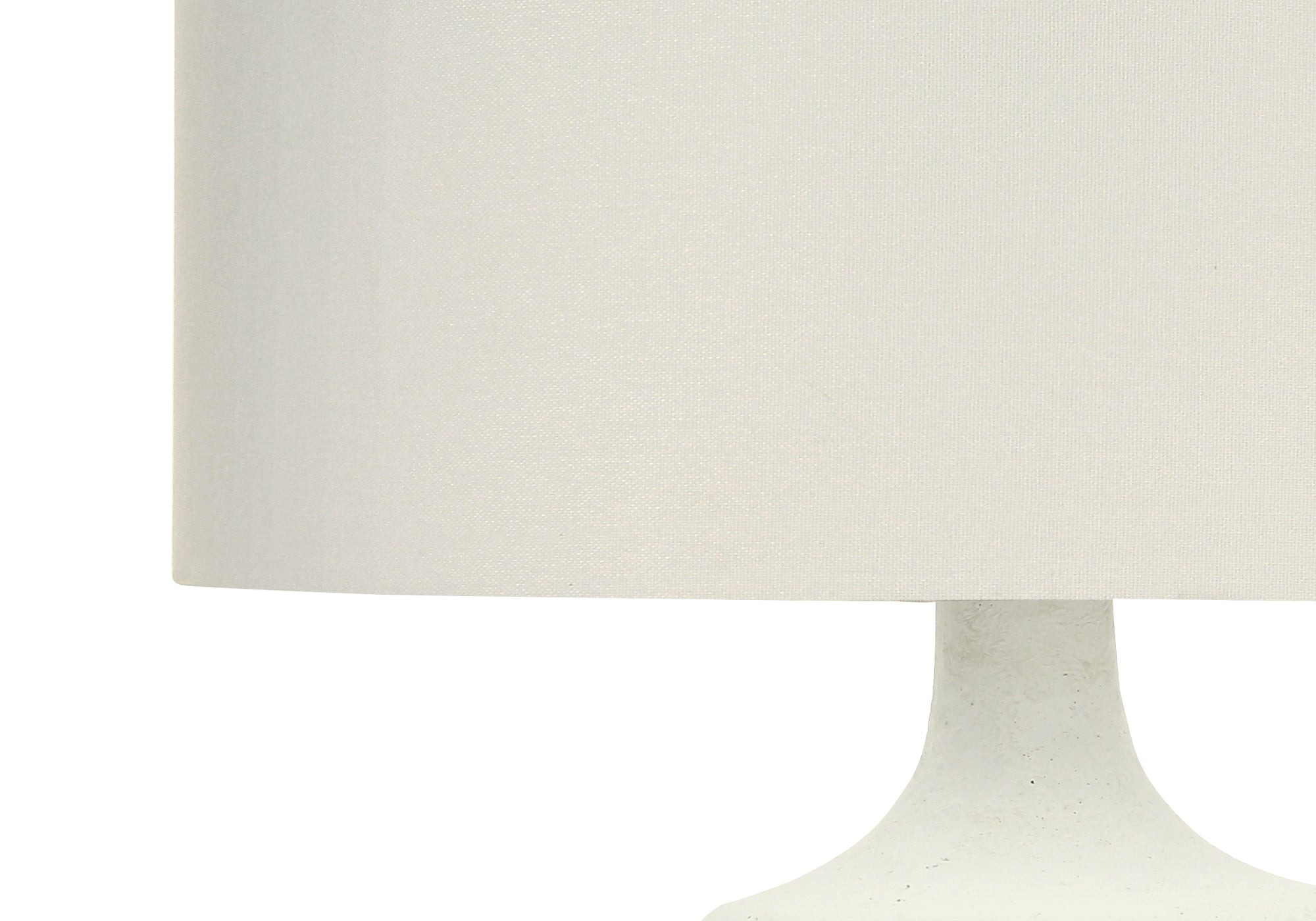 LIGHTING - 26""H TABLE LAMP CREAM RESIN / IVORY SHADE