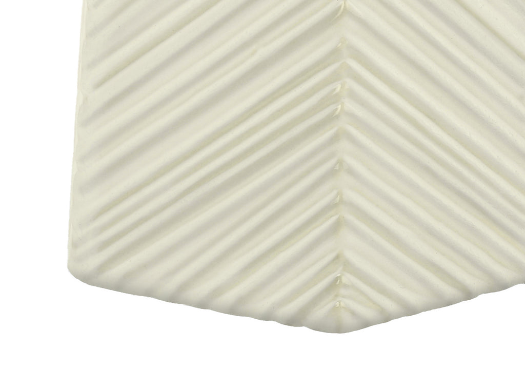 LIGHTING - 29""H TABLE LAMP WHITE CERAMIC / IVORY SHADE