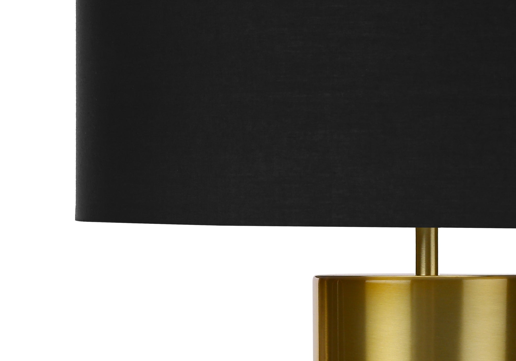LIGHTING - 25""H TABLE LAMP BLACK CONCRETE / BLACK SHADE