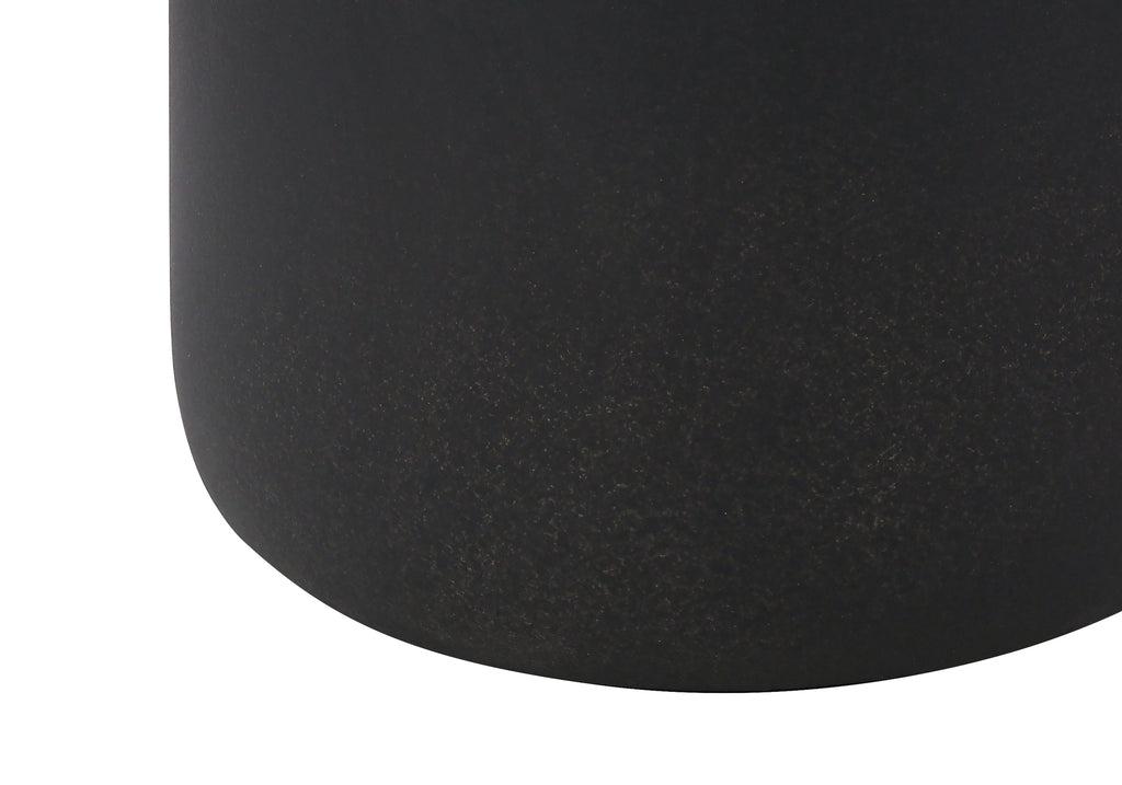 LIGHTING - 24""H TABLE LAMP BLACK CERAMIC / BEIGE SHADE