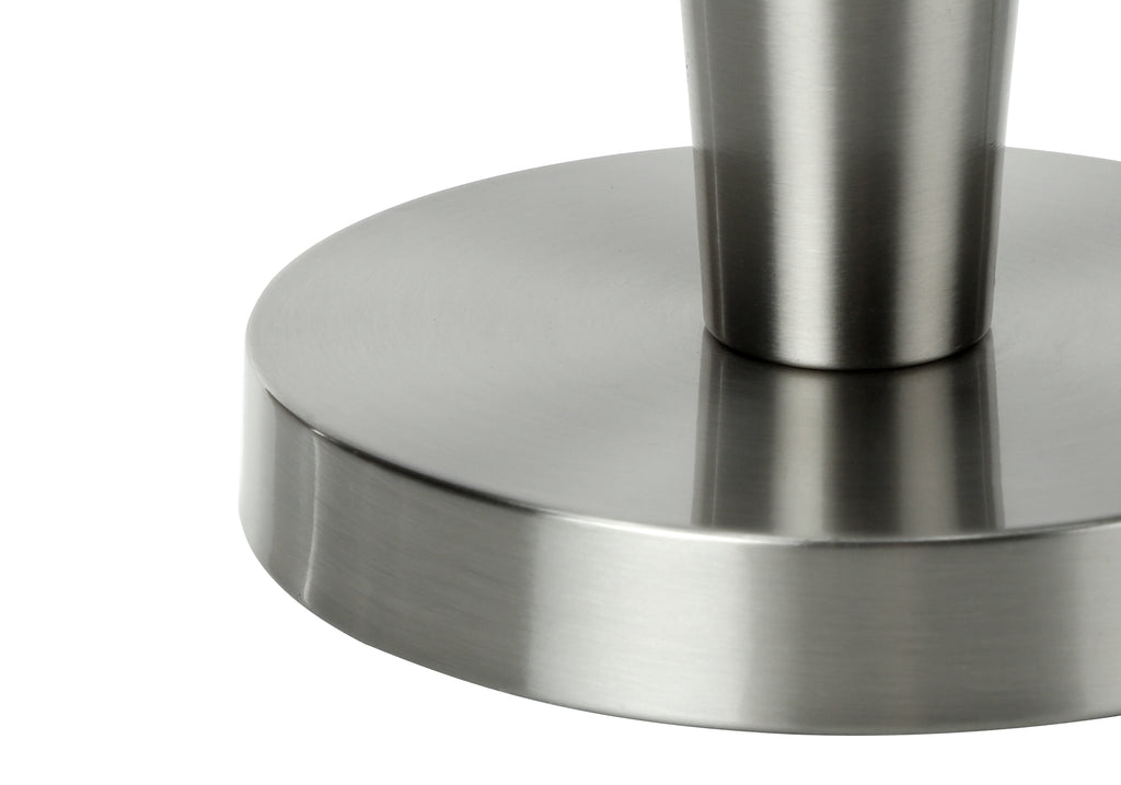LIGHTING - 2PCS / 24""H TABLE LAMP NICKEL / GREY / USB