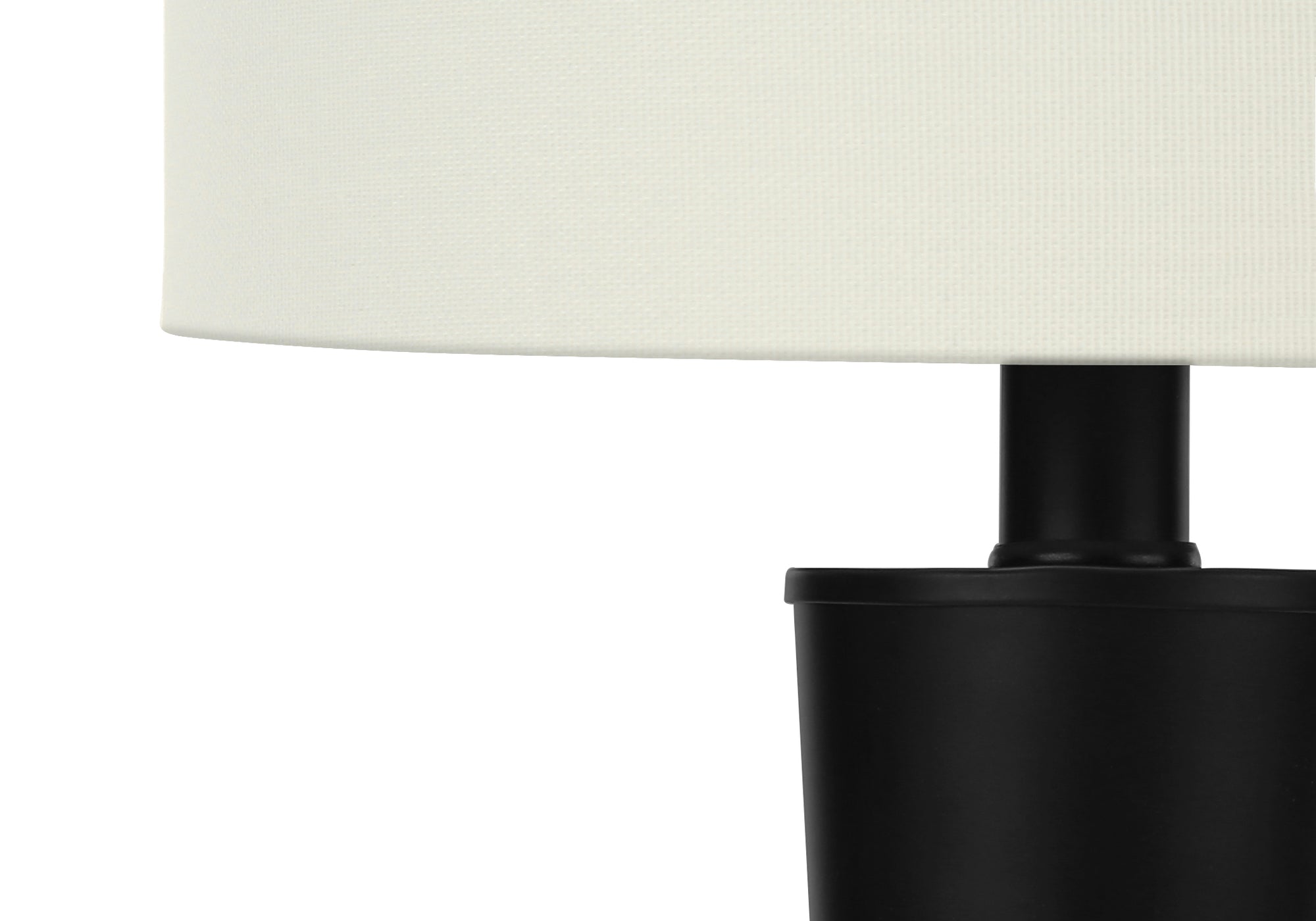 LIGHTING - 2PCS / 24""H TABLE LAMP BLACK / IVORY / USB