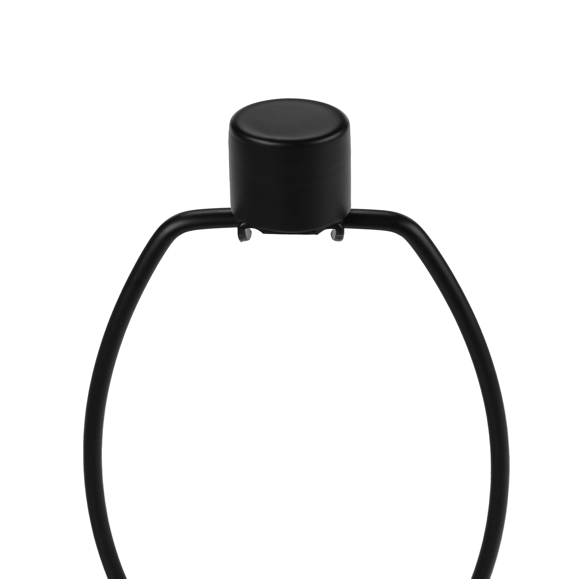 LIGHTING - 28""H TABLE LAMP BLACK METAL / BLACK SHADE