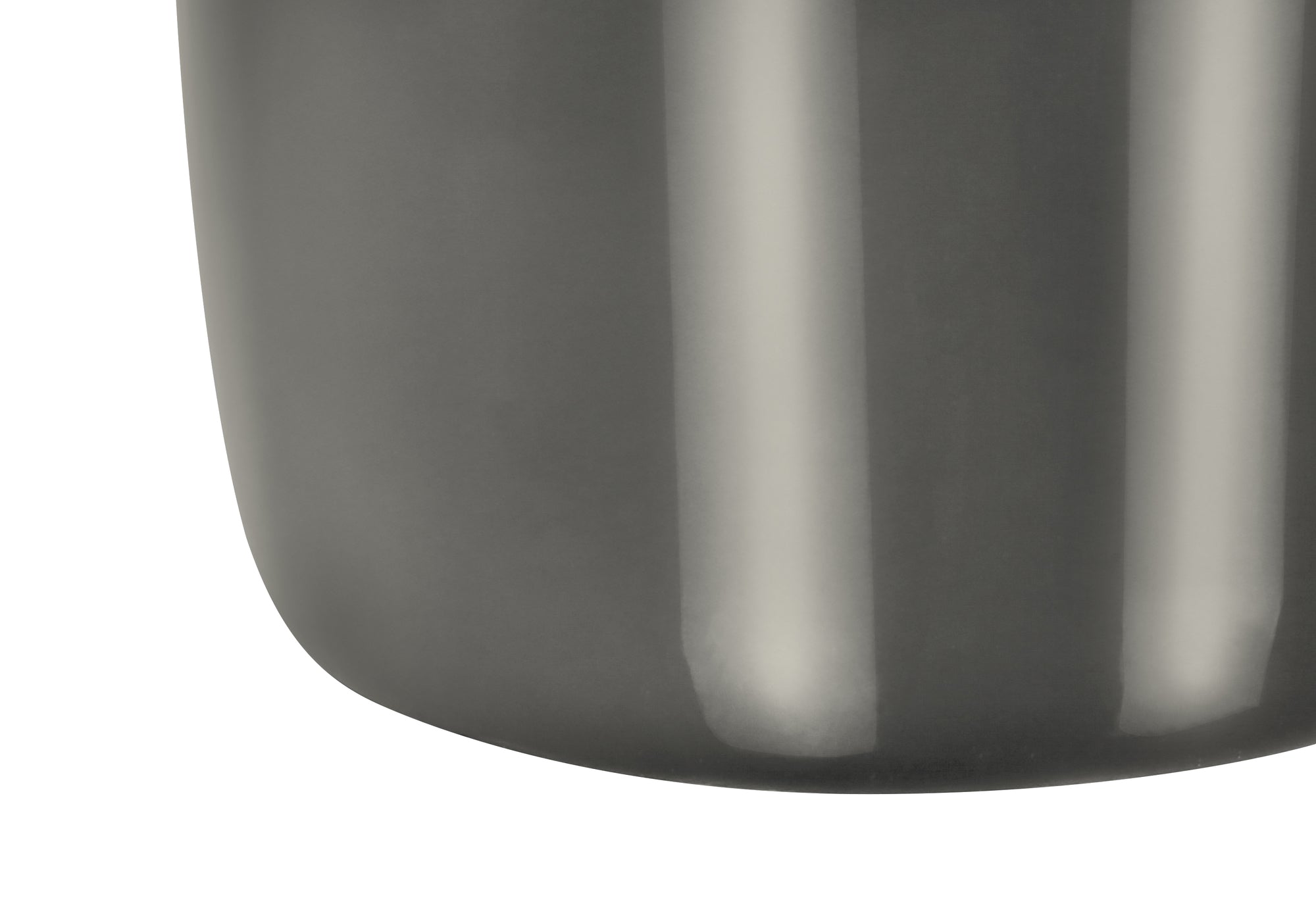 LIGHTING - 25""H TABLE LAMP GREY CERAMIC / IVORY SHADE