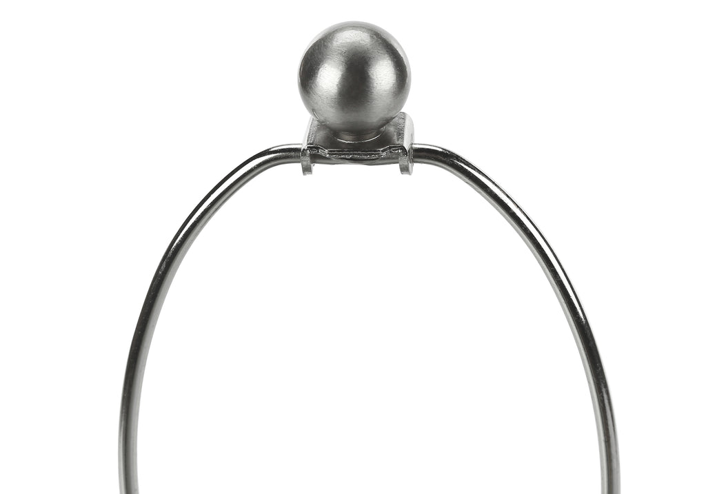 LIGHTING - 25""H TABLE LAMP GREY CERAMIC / IVORY SHADE