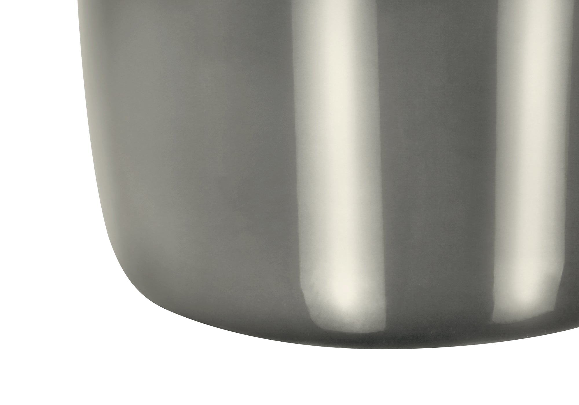 LIGHTING - 25""H TABLE LAMP GREY CERAMIC / IVORY SHADE