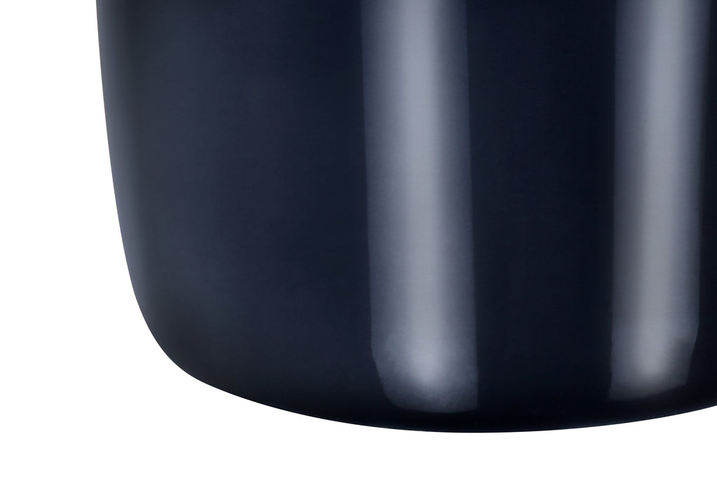 LIGHTING - 25""H TABLE LAMP BLUE CERAMIC / IVORY SHADE