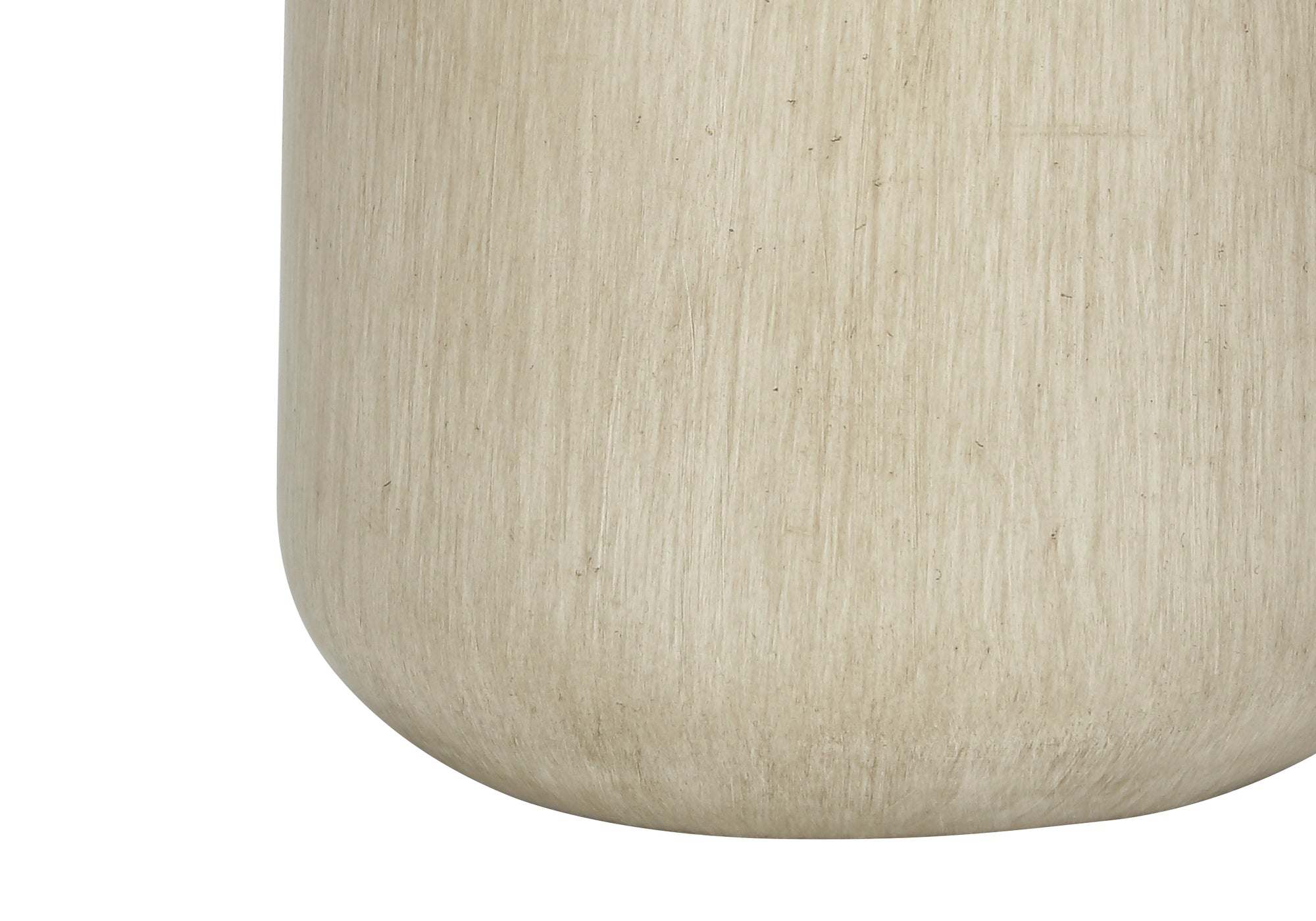 LIGHTING - 24""H TABLE LAMP BEIGE CONCRETE / IVORY SHADE