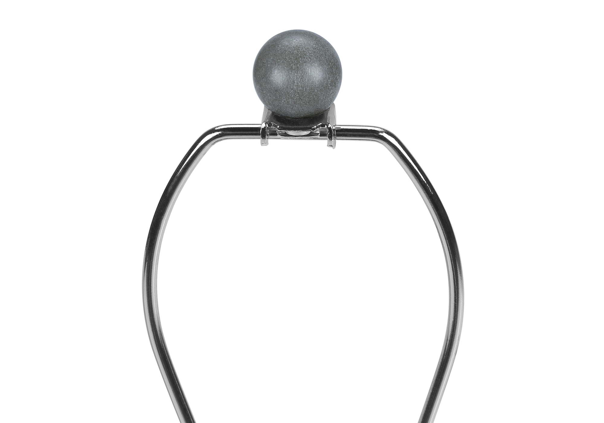 LIGHTING - 24""H TABLE LAMP GREY CONCRETE / BEIGE SHADE