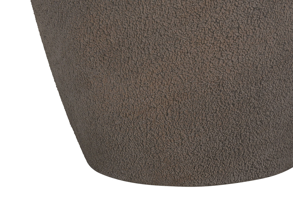 LIGHTING - 27""H TABLE LAMP GREY CERAMIC / BEIGE SHADE