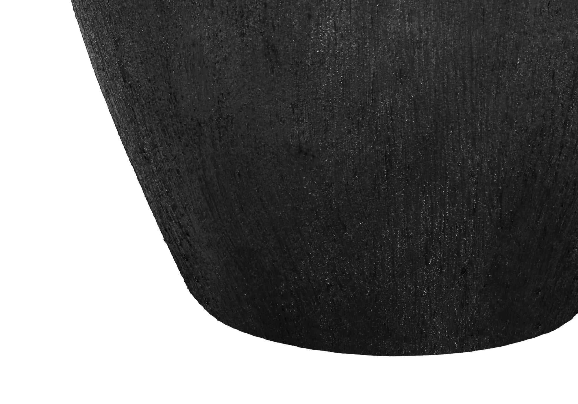 LIGHTING - 24""H TABLE LAMP BLACK CERAMIC / IVORY SHADE